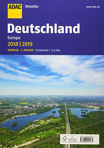 ADAC Reiseatlas Deutschland, Europa 2018/2019 1:200 000 (ADAC Atlanten) - 2