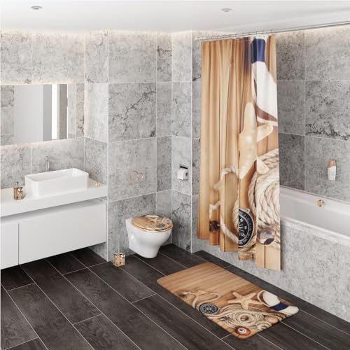 WC Sitz, viele schöne Holz WC Sitze zur Auswahl, hochwertige und stabile Qualität (Maritim) - 7