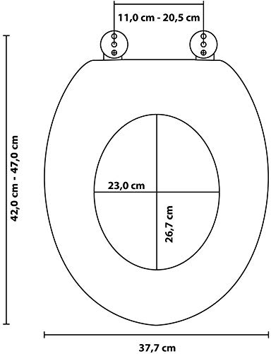 WC Sitz, viele schöne Holz WC Sitze zur Auswahl, hochwertige und stabile Qualität (Maritim) - 8