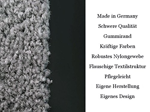 TÜRMATTE Fußmatte HEIMATHAFEN Maritim Eingang Einzug Flur Badezimmer Türvorleger Hellgrau - 3