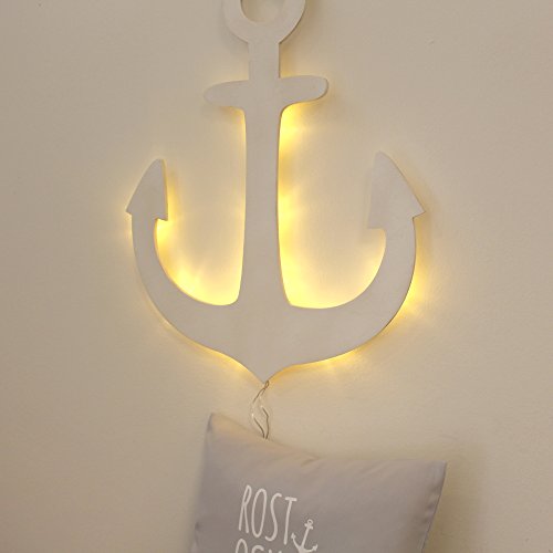 Anker Lampe Wandlampe Wandleuchte maritim Schiffsanker Bootsanker mit LED M2036 ilka parey wandtattoo-welt® - 2