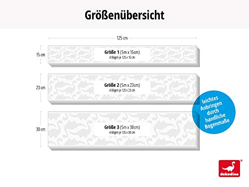 I-love-Wandtattoo b-10003 Kinderzimmer Bordüre „Anker und Steuerrad“ Piratendeko Kinder - 4